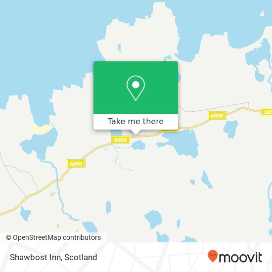 Shawbost Inn map