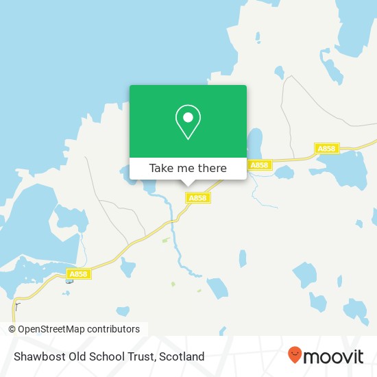 Shawbost Old School Trust map