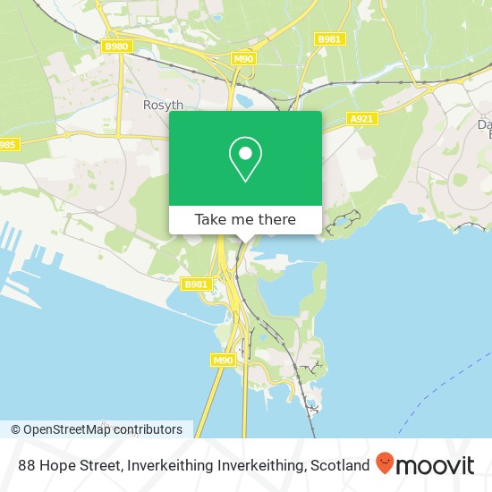 88 Hope Street, Inverkeithing Inverkeithing map