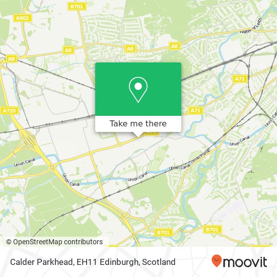 Calder Parkhead, EH11 Edinburgh map