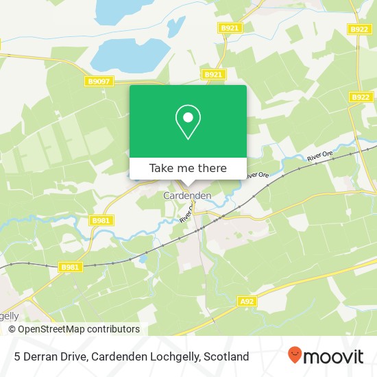 5 Derran Drive, Cardenden Lochgelly map