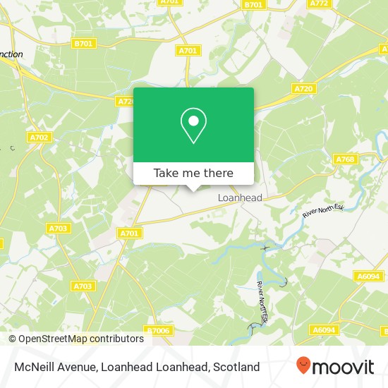 McNeill Avenue, Loanhead Loanhead map