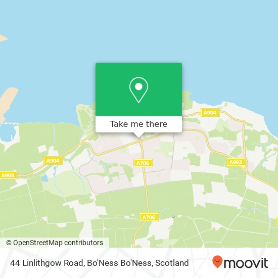 44 Linlithgow Road, Bo'Ness Bo'Ness map