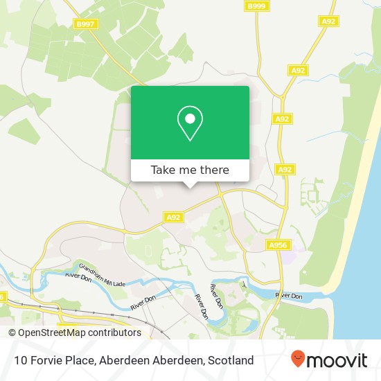 10 Forvie Place, Aberdeen Aberdeen map