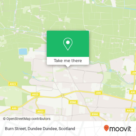 Burn Street, Dundee Dundee map