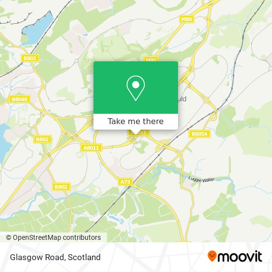 Glasgow Road map