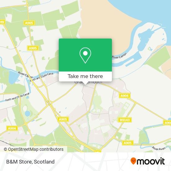 B&M Store map