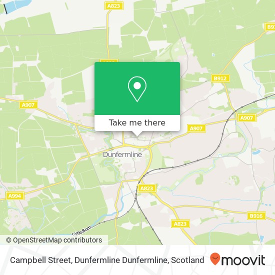 Campbell Street, Dunfermline Dunfermline map