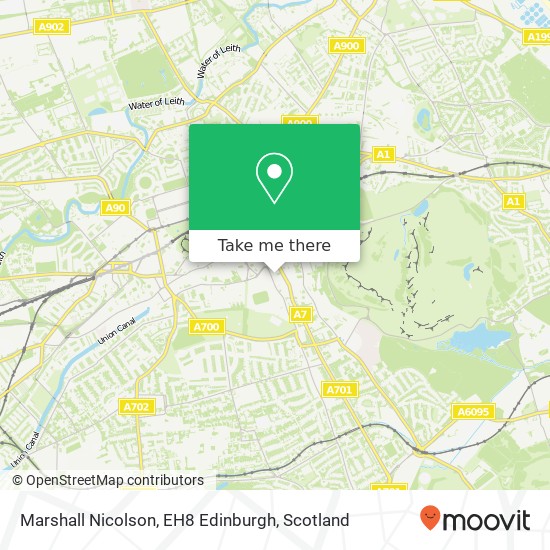 Marshall Nicolson, EH8 Edinburgh map