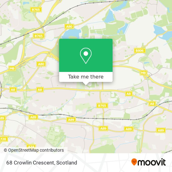68 Crowlin Crescent map