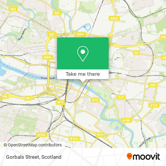 Gorbals Street map