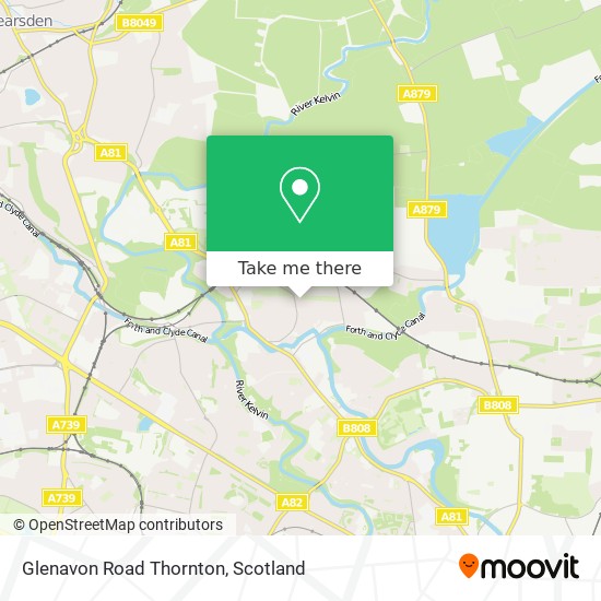 Glenavon Road Thornton map