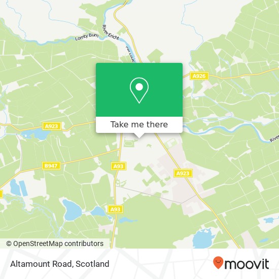 Altamount Road map