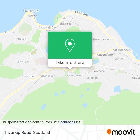 Inverkip Road map