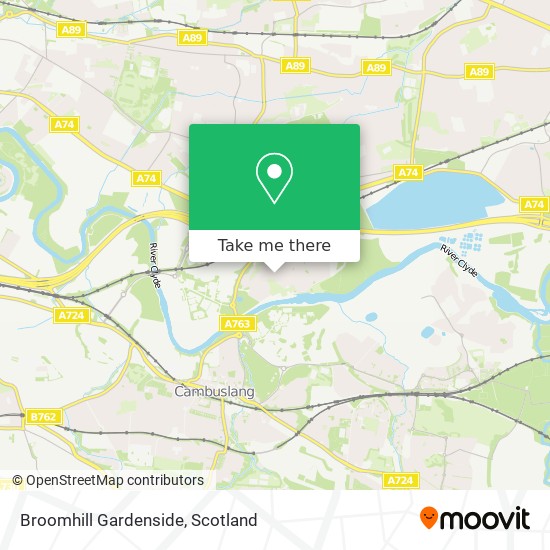 Broomhill Gardenside map