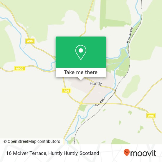 16 McIver Terrace, Huntly Huntly map