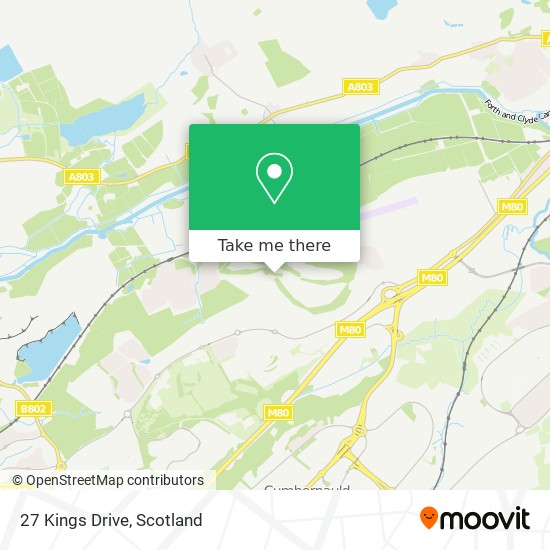 27 Kings Drive map