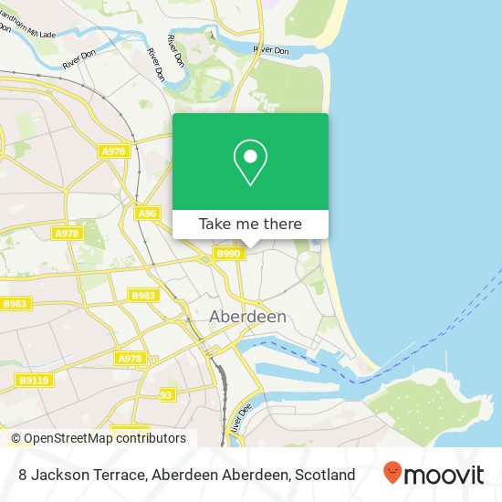 8 Jackson Terrace, Aberdeen Aberdeen map