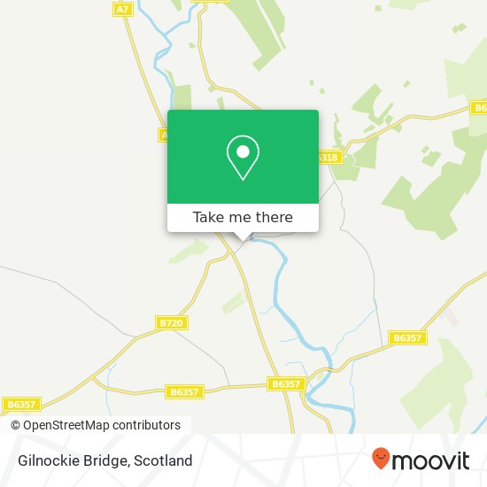 Gilnockie Bridge map