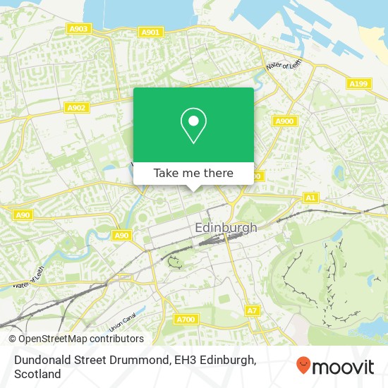 Dundonald Street Drummond, EH3 Edinburgh map