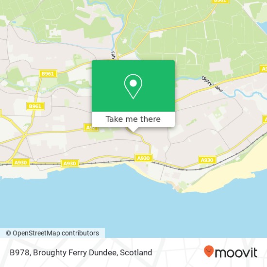 B978, Broughty Ferry Dundee map