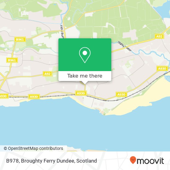 B978, Broughty Ferry Dundee map