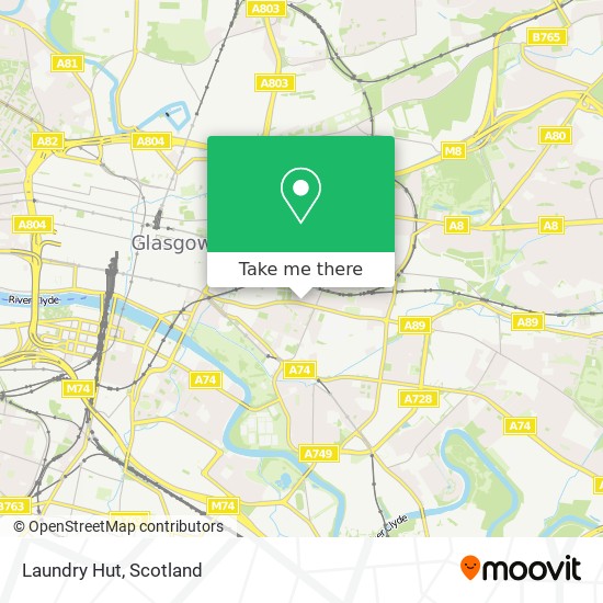 Laundry Hut map