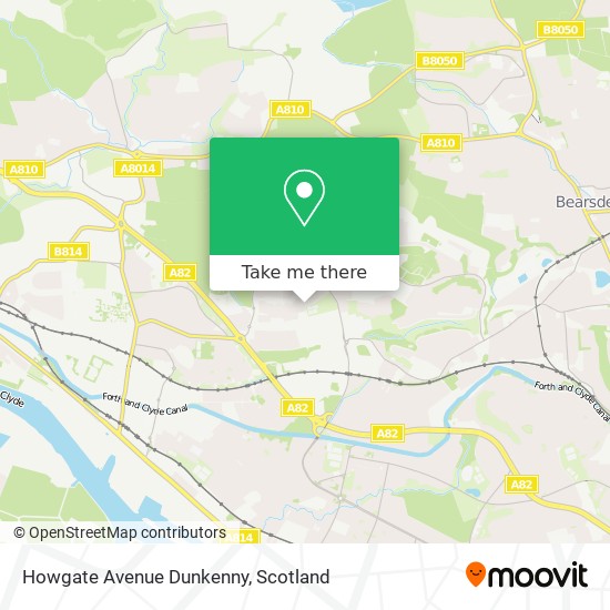 Howgate Avenue Dunkenny map
