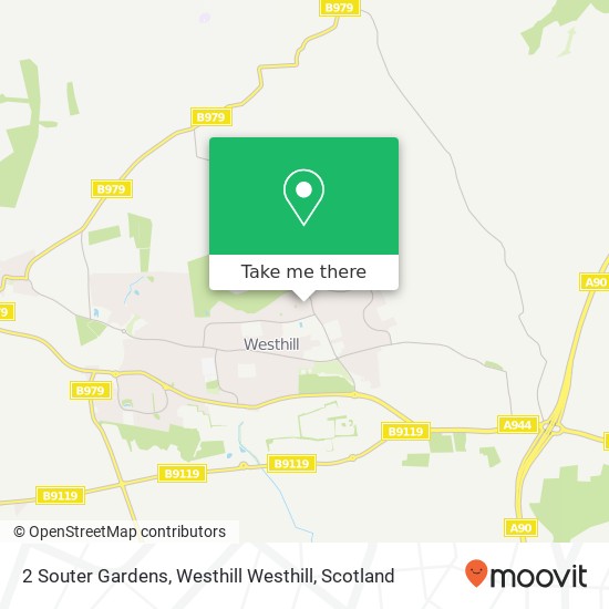 2 Souter Gardens, Westhill Westhill map