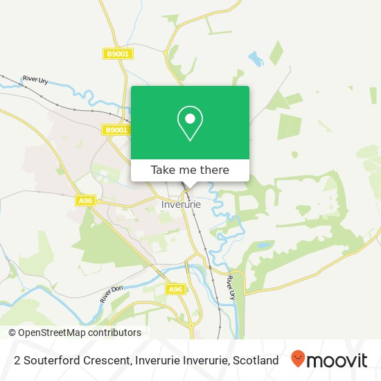 2 Souterford Crescent, Inverurie Inverurie map