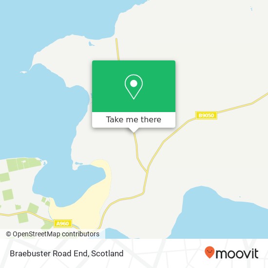 Braebuster Road End map