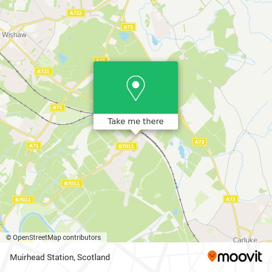 Muirhead Station map