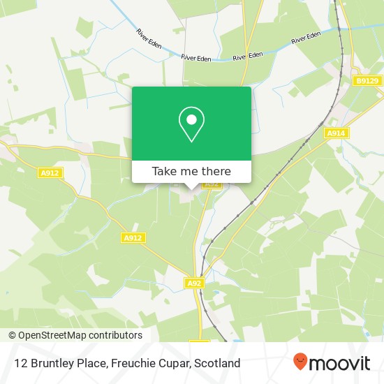 12 Bruntley Place, Freuchie Cupar map