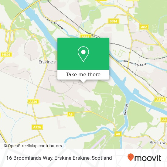 16 Broomlands Way, Erskine Erskine map