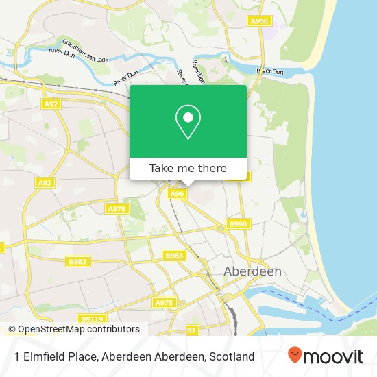1 Elmfield Place, Aberdeen Aberdeen map