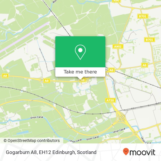 Gogarburn A8, EH12 Edinburgh map