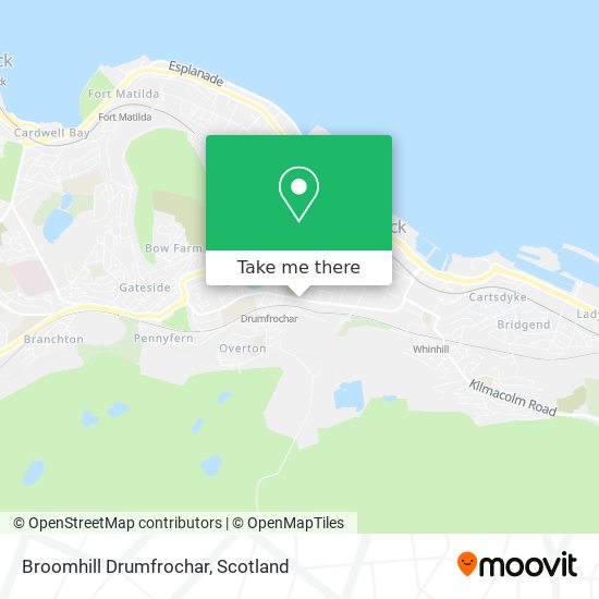 Broomhill Drumfrochar map