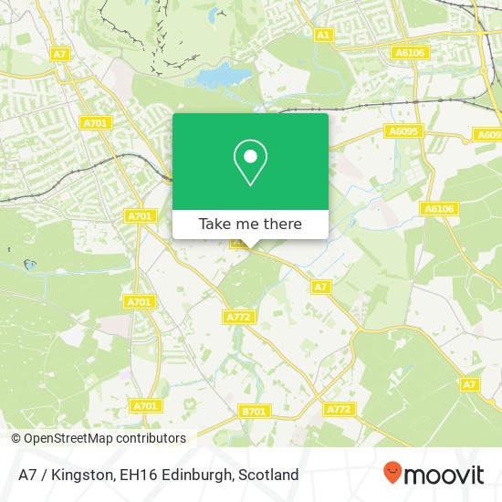 A7 / Kingston, EH16 Edinburgh map
