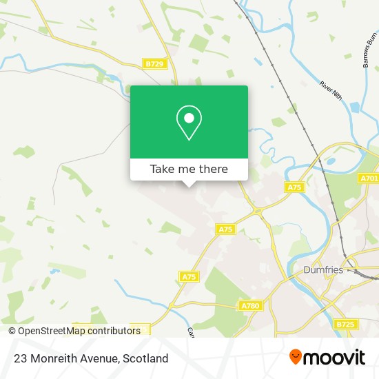 23 Monreith Avenue map