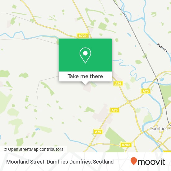 Moorland Street, Dumfries Dumfries map