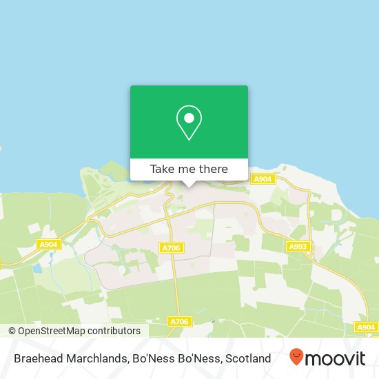 Braehead Marchlands, Bo'Ness Bo'Ness map
