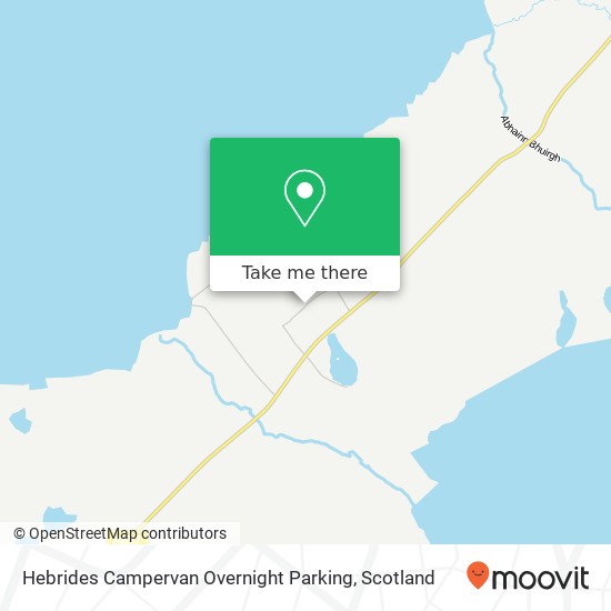 Hebrides Campervan Overnight Parking map