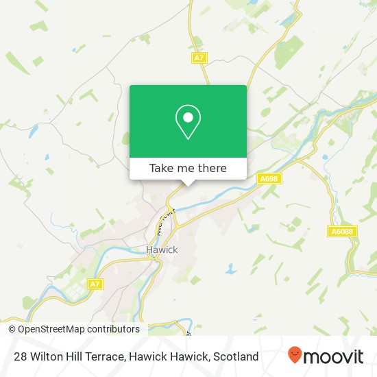 28 Wilton Hill Terrace, Hawick Hawick map