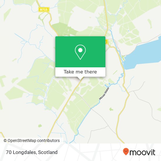 70 Longdales, Forth Lanark map