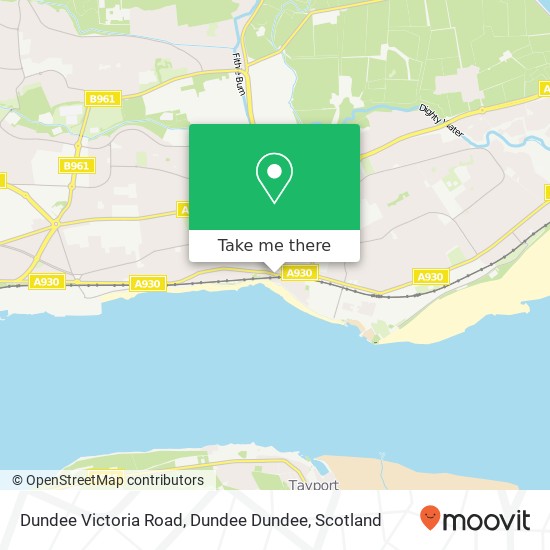 Dundee Victoria Road, Dundee Dundee map