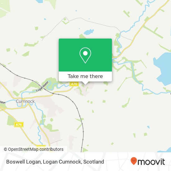 Boswell Logan, Logan Cumnock map