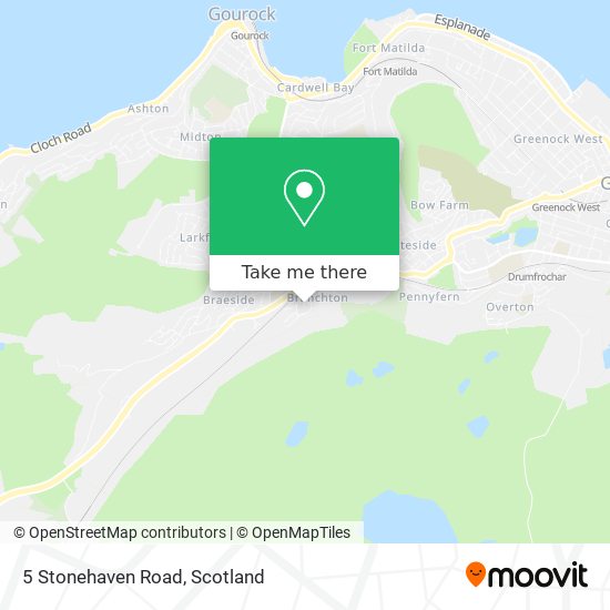 5 Stonehaven Road map