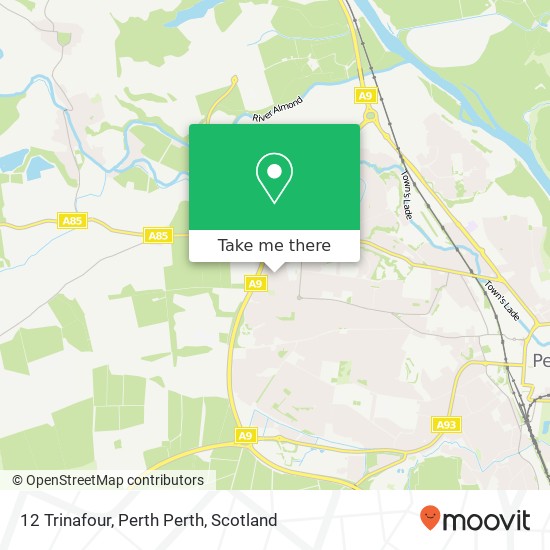 12 Trinafour, Perth Perth map