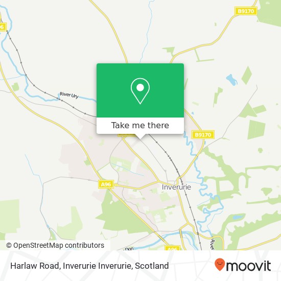 Harlaw Road, Inverurie Inverurie map