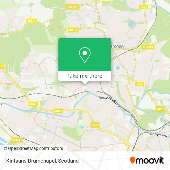Kinfauns Drumchapel map